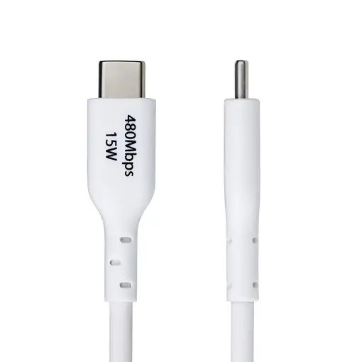 StarTech.com Cable de Carga USB-A a USB-C Blanco de 2m - Cable de Carga USB Tipo C