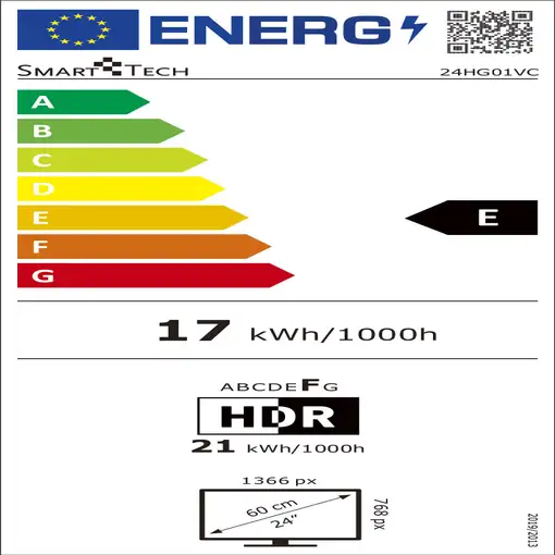 Smart Tech 24HG01VC 24" D-LED HD Google TV