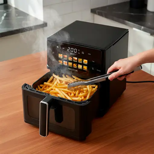 Freidora De Aire Cook Organics (6l -doble Resistencia - 1700 W - 12 Programas)