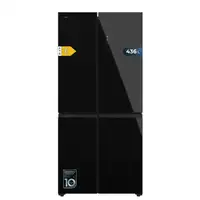 Cecotec Frigoríficos 4 puertas Bolero CoolMarket 4D 436 Black Glass E Cecotec Frigoríficos 4 puertas Bolero CoolMarket 4D 436 Black Glass E