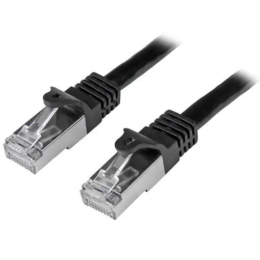 StarTech.com Cable de 5m de Red Cat6 Ethernet Gigabit Blindado SFTP - Negro