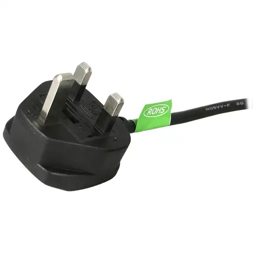 StarTech.com Cable de 1m (3 pies) de Alimentación de Ordenador para el Reino Unido