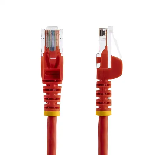 StarTech.com Cable de Red de 0,5m Rojo Cat5e Ethernet RJ45 sin Enganches