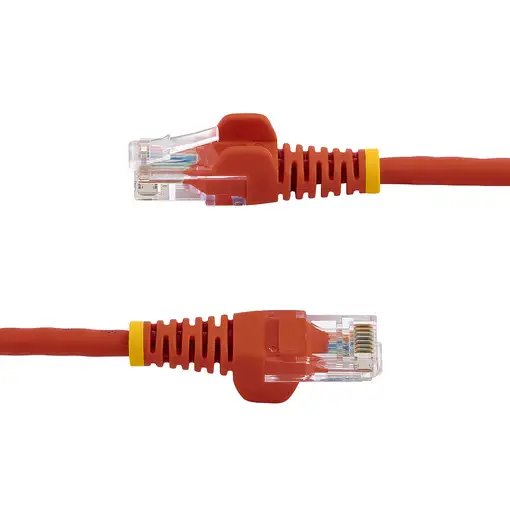 StarTech.com Cable de Red de 0,5m Rojo Cat5e Ethernet RJ45 sin Enganches