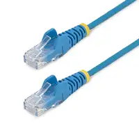 StarTech.com Cable Cat6 de 1,5m - Delgado - con Conectores RJ45 sin Enganches - Az StarTech.com Cable Cat6 de 1,5m - Delgado - con Conectores RJ45 sin Enganches - Az