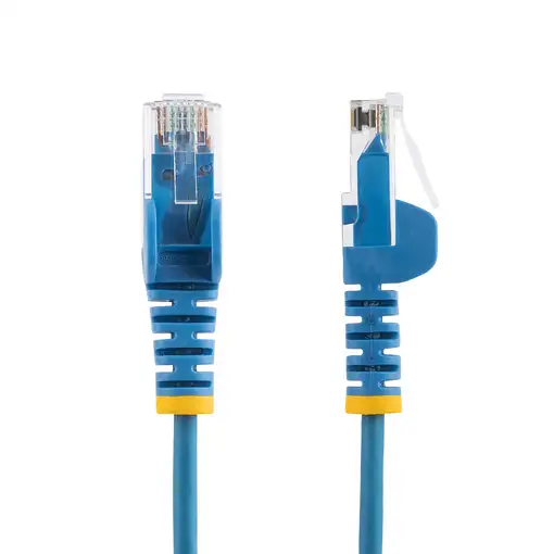 StarTech.com Cable Cat6 de 1,5m - Delgado - con Conectores RJ45 sin Enganches - Az