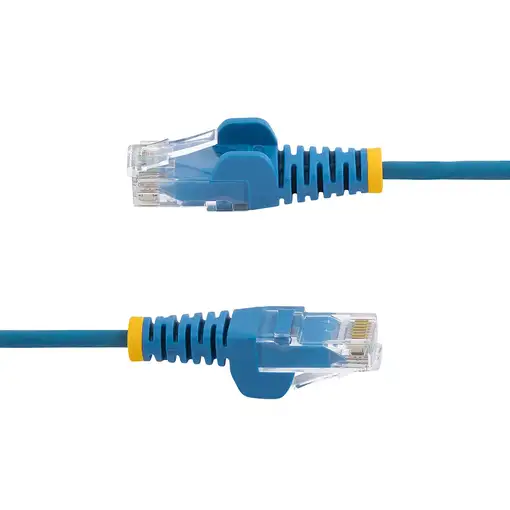 StarTech.com Cable Cat6 de 50cm - Delgado - con Conectores RJ45 sin Enganches - Az