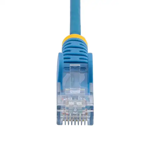 StarTech.com Cable Cat6 de 50cm - Delgado - con Conectores RJ45 sin Enganches - Az