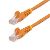 StarTech.com Cable de Red de 0,5m Naranja Cat5e Ethernet RJ45 sin Enganches