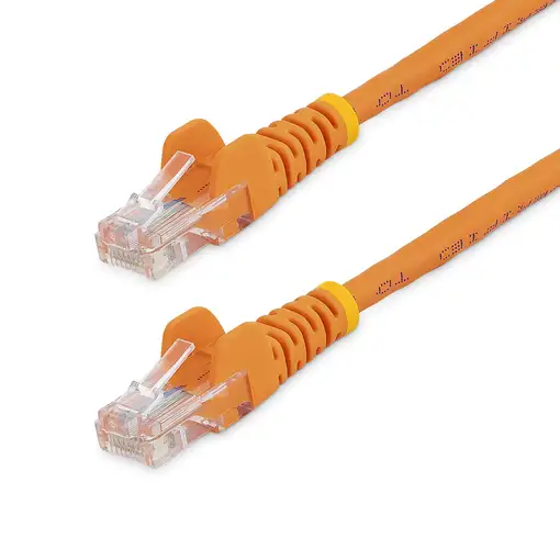 StarTech.com Cable de Red de 0,5m Naranja Cat5e Ethernet RJ45 sin Enganches StarTech.com Cable de Red de 0,5m Naranja Cat5e Ethernet RJ45 sin Enganches