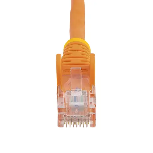 StarTech.com Cable de Red de 0,5m Naranja Cat5e Ethernet RJ45 sin Enganches
