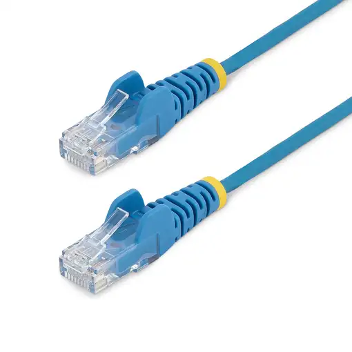 StarTech.com Cable Cat6 de 1m - Delgado - con Conectores RJ45 sin Enganches - Azul StarTech.com Cable Cat6 de 1m - Delgado - con Conectores RJ45 sin Enganches - Azul