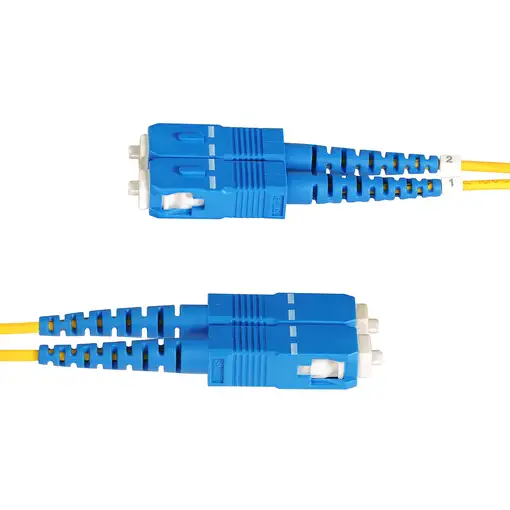 StarTech.com Cable de Fibra Óptica LC a SC (UPC) OS2 Monomodo 9/125µm 100G LSZH Dú