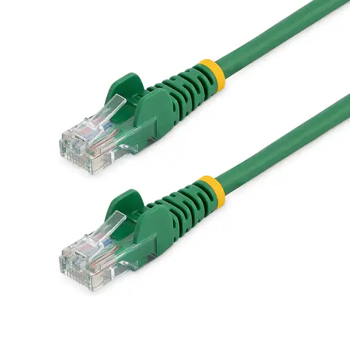 StarTech.com Cable de Red de 0,5m Verde Cat5e Ethernet RJ45 sin Enganches StarTech.com Cable de Red de 0,5m Verde Cat5e Ethernet RJ45 sin Enganches