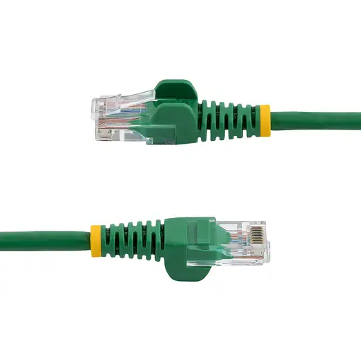 StarTech.com Cable de Red de 0,5m Verde Cat5e Ethernet RJ45 sin Enganches