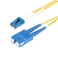 StarTech.com Cable de Fibra Óptica LC a SC (UPC) OS2 Monomodo 9/125µm 100G LSZH Dú