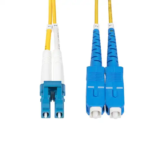 StarTech.com Cable de Fibra Óptica LC a SC (UPC) OS2 Monomodo 9/125µm 100G LSZH Dú