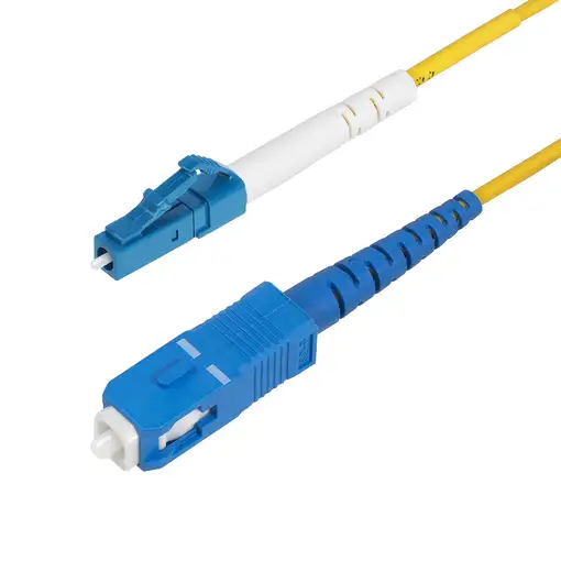 StarTech.com Cable de Fibra Óptica Simplex LC a SC (UPC) OS2 Monomodo de 5m - 9/12 StarTech.com Cable de Fibra Óptica Simplex LC a SC (UPC) OS2 Monomodo de 5m - 9/12