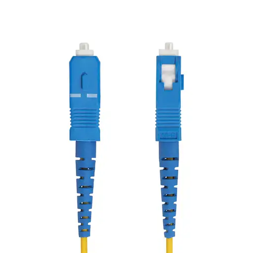 StarTech.com Cable de Fibra Óptica Simplex LC a SC (UPC) OS2 Monomodo de 5m - 9/12