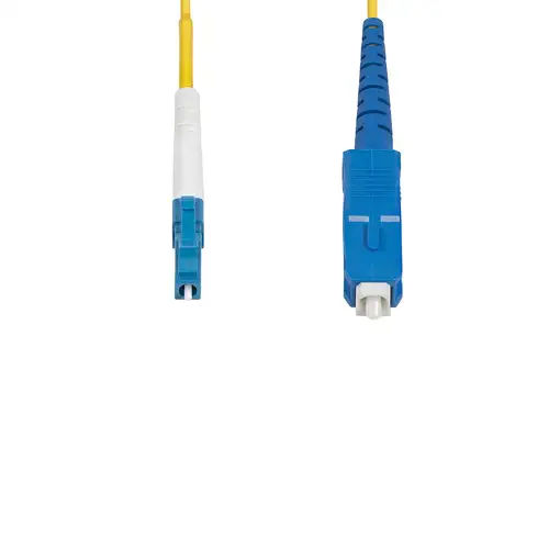 StarTech.com Cable de Fibra Óptica Simplex LC a SC (UPC) OS2 Monomodo de 5m - 9/12