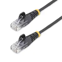 StarTech.com Cable Cat6 de 2,5m - Delgado - con Conectores RJ45 sin Enganches - Ne StarTech.com Cable Cat6 de 2,5m - Delgado - con Conectores RJ45 sin Enganches - Ne
