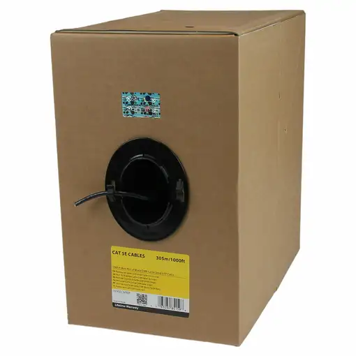 StarTech.com Bobina de Cable de Red Ethernet Cat5e a Granel - 304,8m - Sólido - CM StarTech.com Bobina de Cable de Red Ethernet Cat5e a Granel - 304,8m - Sólido - CM