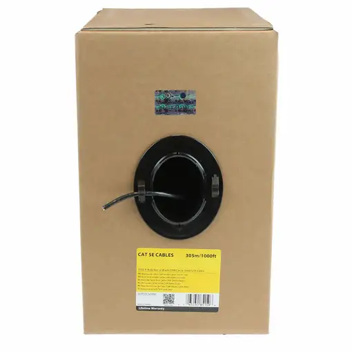StarTech.com Bobina de Cable de Red Ethernet Cat5e a Granel - 304,8m - Sólido - CM