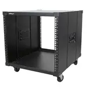 StarTech.com Rack de Servidores 9U y 4 Columnas de Marco Abierto - Rack con Ruedas