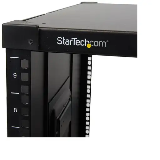 StarTech.com Rack de Servidores 9U y 4 Columnas de Marco Abierto - Rack con Ruedas