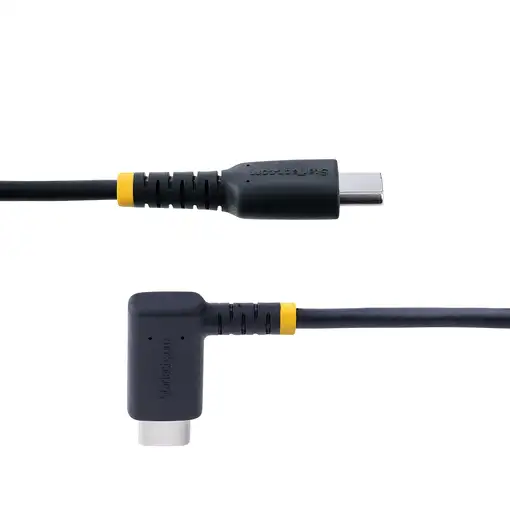 StarTech.com Cable 15cm USB C Acodado - en Ángulo Recto - PD 60W - 3A - Cable USB-