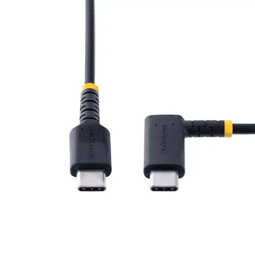 StarTech.com Cable 15cm USB C Acodado - en Ángulo Recto - PD 60W - 3A - Cable USB-