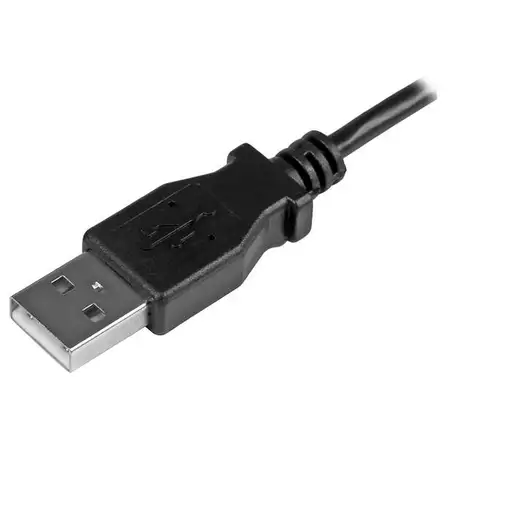 StarTech.com Cable de 0,5m Micro USB Acodado a la Izquierda para Carga y Sincroniz