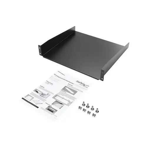 StarTech.com Estante 2U Bandeja Estándar para Armario Rack Universal de Servidores
