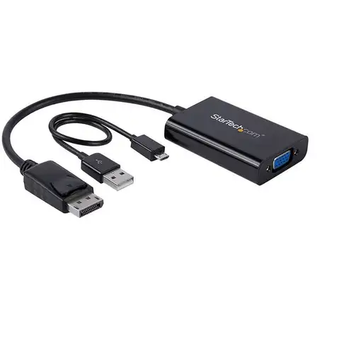 StarTech.com Adaptador de vídeo DisplayPort a VGA con audio