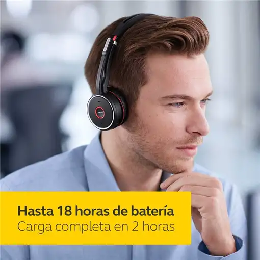 Jabra Evolve 75 Auriculares Inalámbrico y alámbrico Diadema