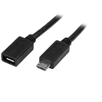 StarTech.com Cable de 50cm Micro USB de Extensión - Macho a Hembra StarTech.com Cable de 50cm Micro USB de Extensión - Macho a Hembra