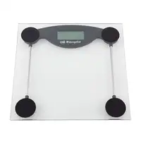Orbegozo PB 2211 Plaza Negro, Transparente Báscula personal electrónica