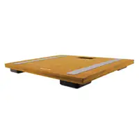 JATA 577 báscula de baño Rectángulo Bamboo Báscula personal electrónica