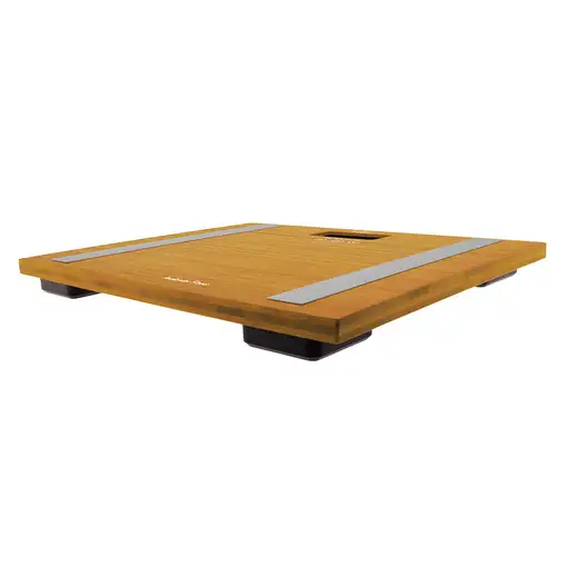 JATA 577 báscula de baño Rectángulo Bamboo Báscula personal electrónica