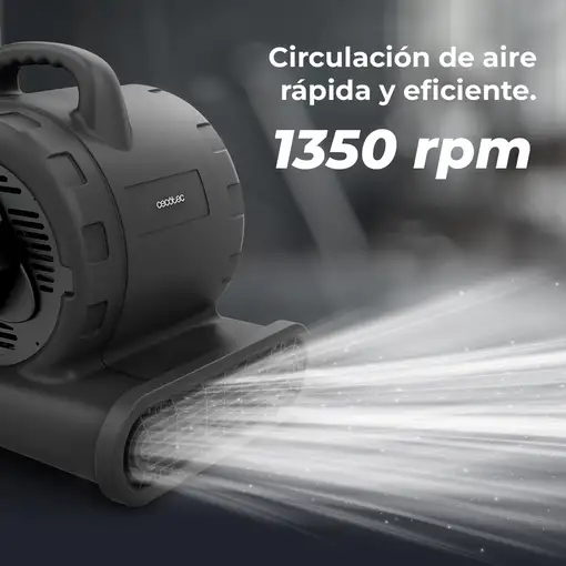 Cecotec Soplador de Suelo - Ventilador de Secado Blowindustry 6000 Flowfloor. 600W