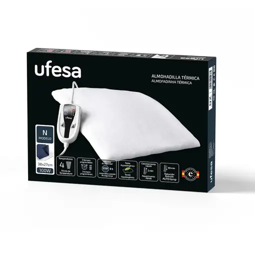 Ufesa 10105435 manta eléctrica 38 x 27 cm 100 W