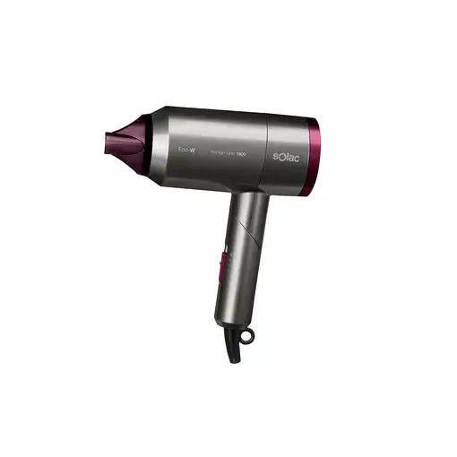 Solac Hair&Go Ionic secador 2000 W Gris, Púrpura