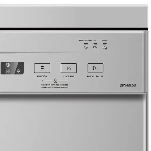 Infiniton DIW-60.6S Independiente 12 cubiertos E