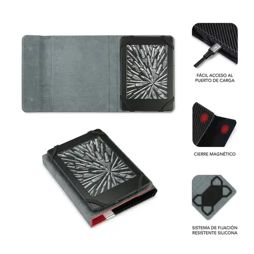 Funda Ebook Clever Roja