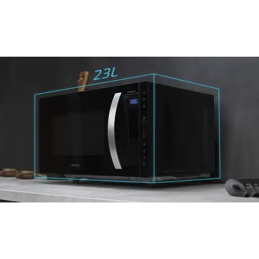Cecotec GrandHeat 2300 Flatbed Touch Negro Solo microondas Encimera 23 L 800 W