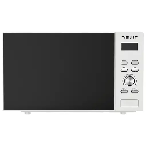 Nevir NVR-6315MDG25B microondas Blanco Microondas con grill Encimera 25 L 850 W