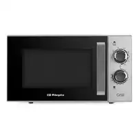 Orbegozo MIG 2530 Negro, Acero inoxidable Microondas con grill Encimera 25 L 900 W