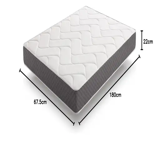 Colchón 120x190 Visco 22 cm +/-2 LUXURY GRAFENO THERAPY. MATRIS