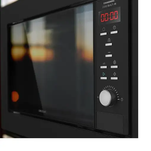 Cecotec 01387 microondas Negro Microondas con grill Integrado 23 L 900 W