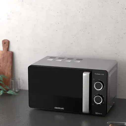 Microondas con grill Encimera 20 L 700 W negro 01529 CECOTEC